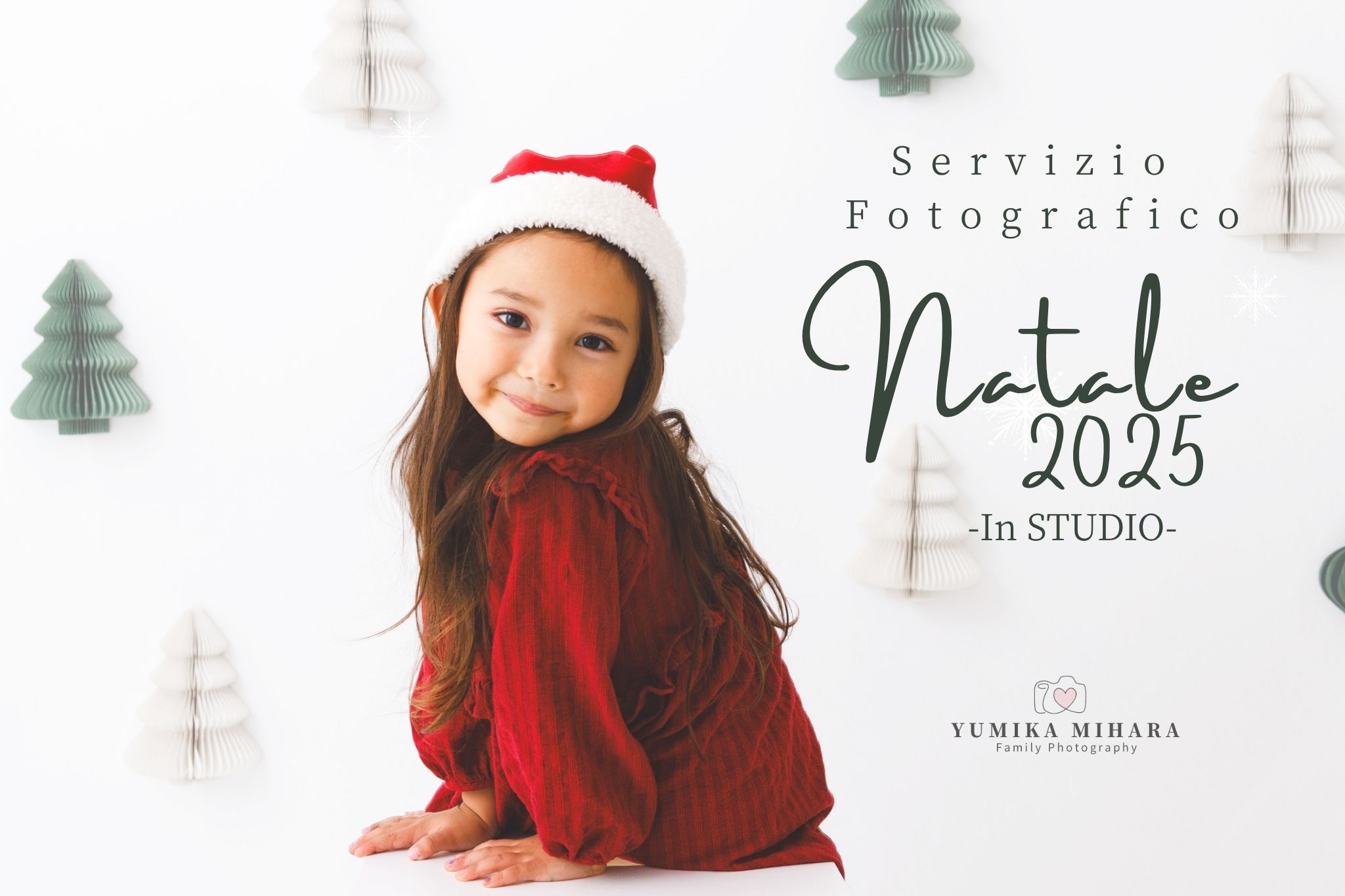 Natale 2025 – Servizio fotografico in studio a San Bonifacio-